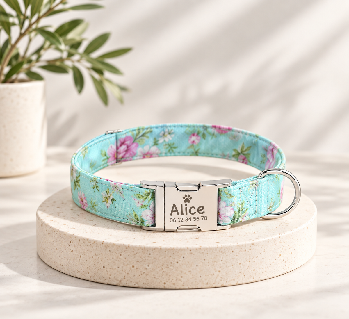 Collier d'identification personnalisé pour chien – gravure gratuite