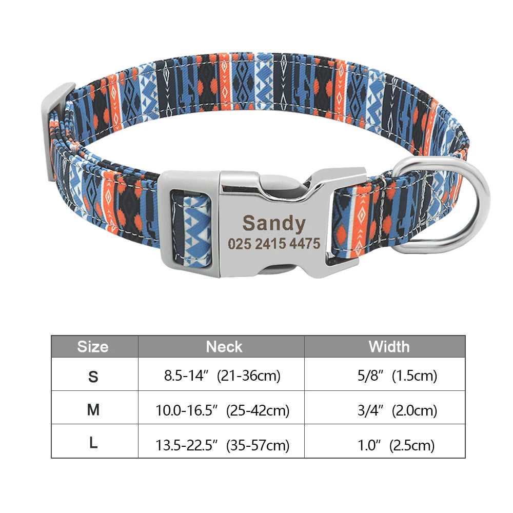Collier d'identification personnalisé pour chien – gravure gratuite