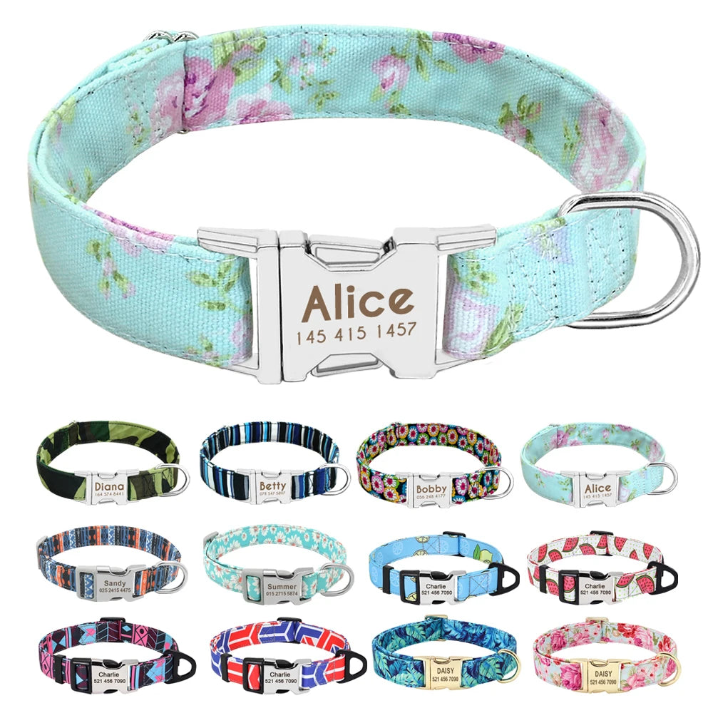 Collier d'identification personnalisé pour chien – gravure gratuite