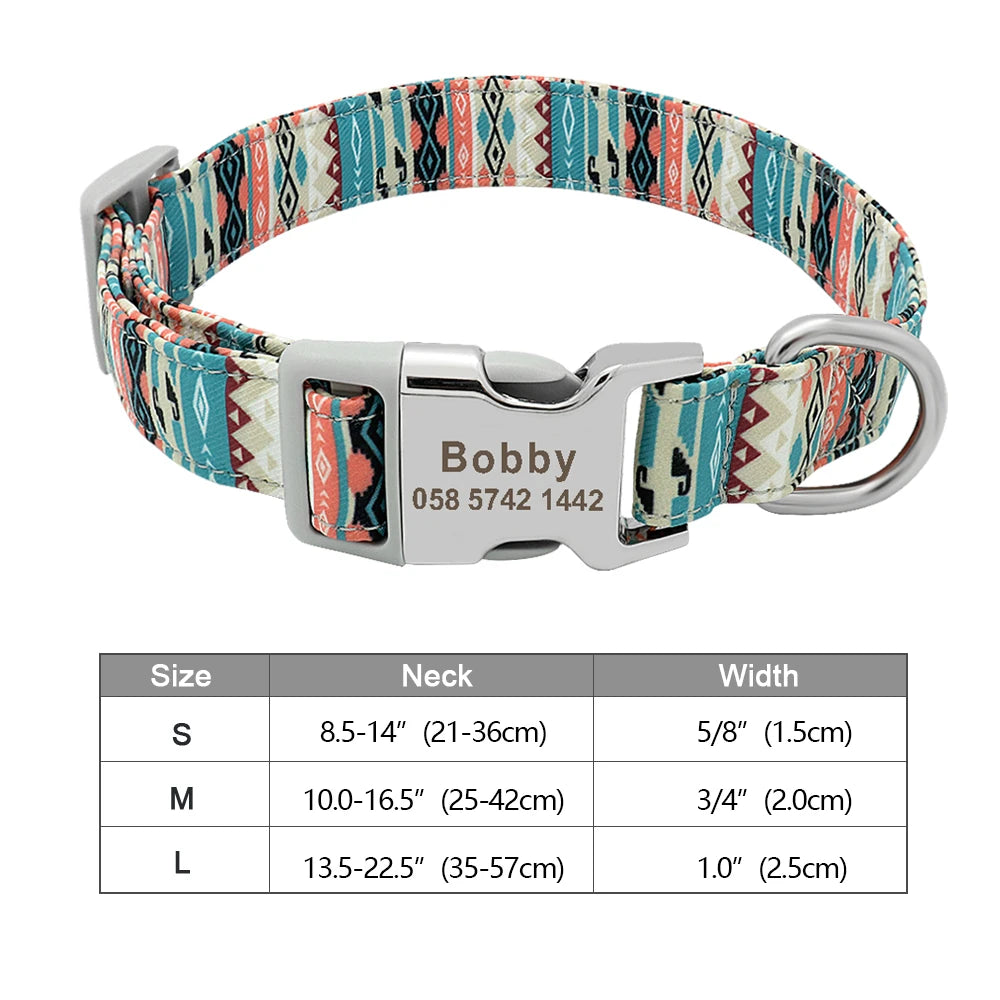Collier d'identification personnalisé pour chien – gravure gratuite