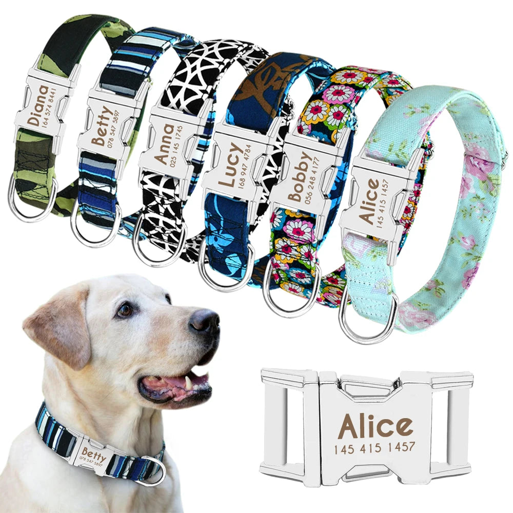 Collier d'identification personnalisé pour chien – gravure gratuite