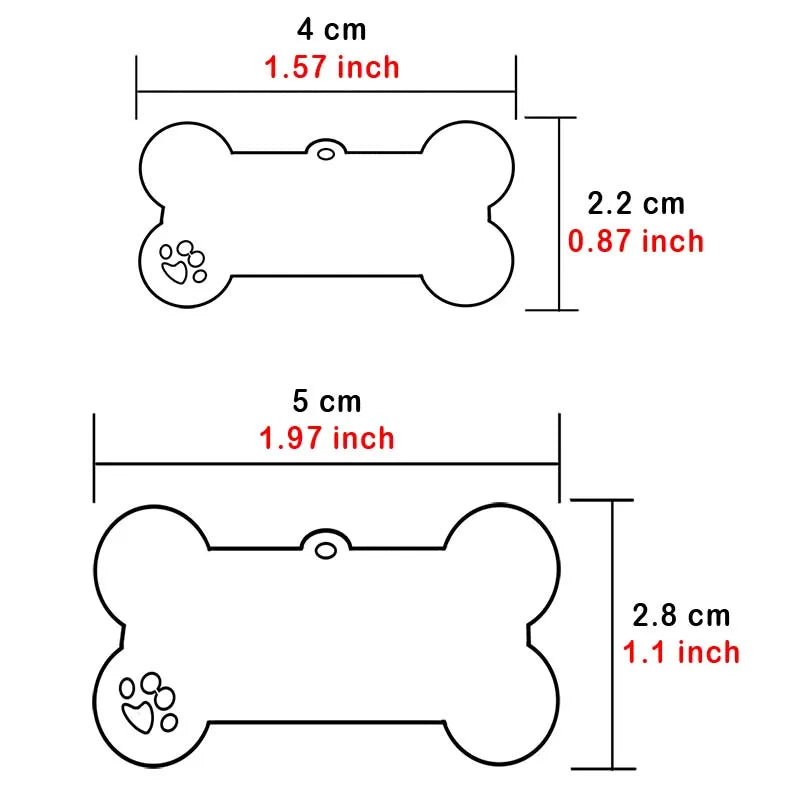 Médaille porte-clés personnalisée pour animal