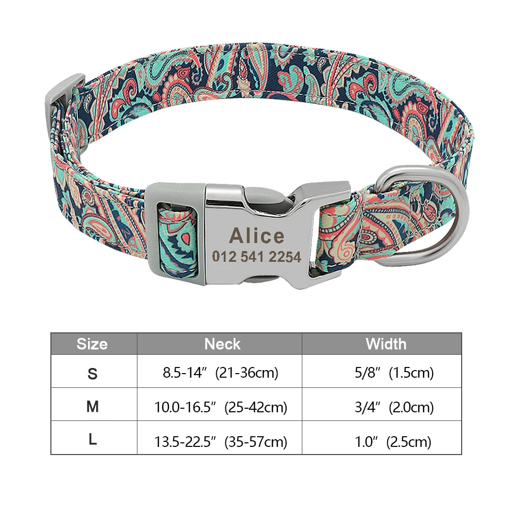 Collier d'identification personnalisé pour chien – gravure gratuite