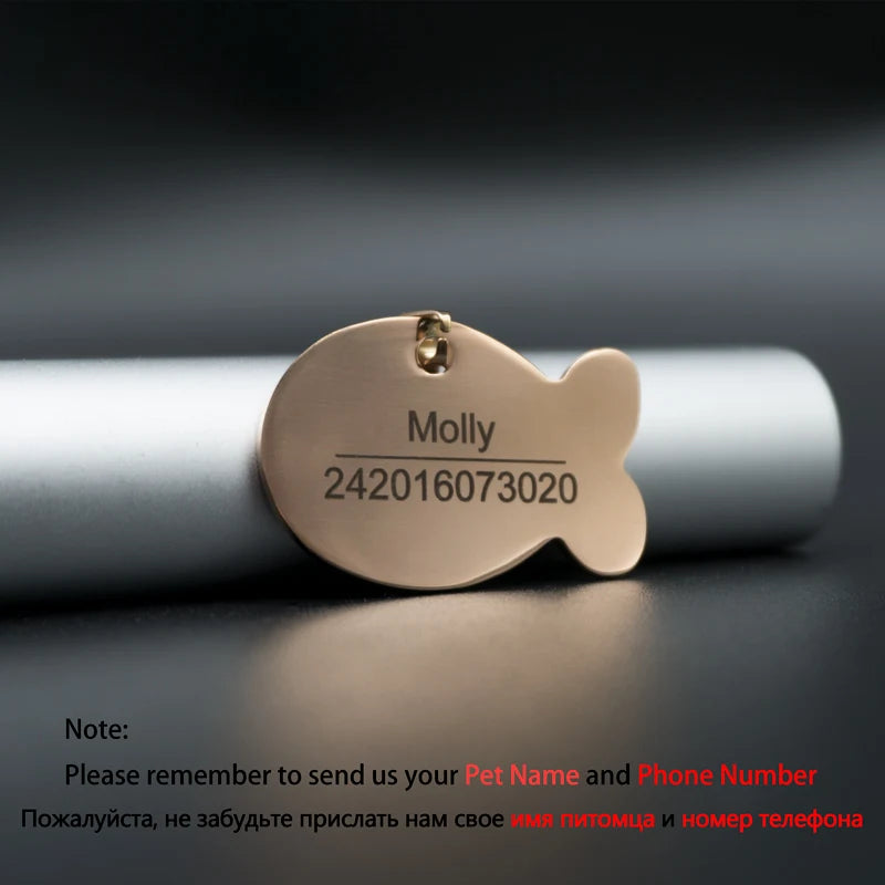 Médaille métallique personnalisée anti-perte