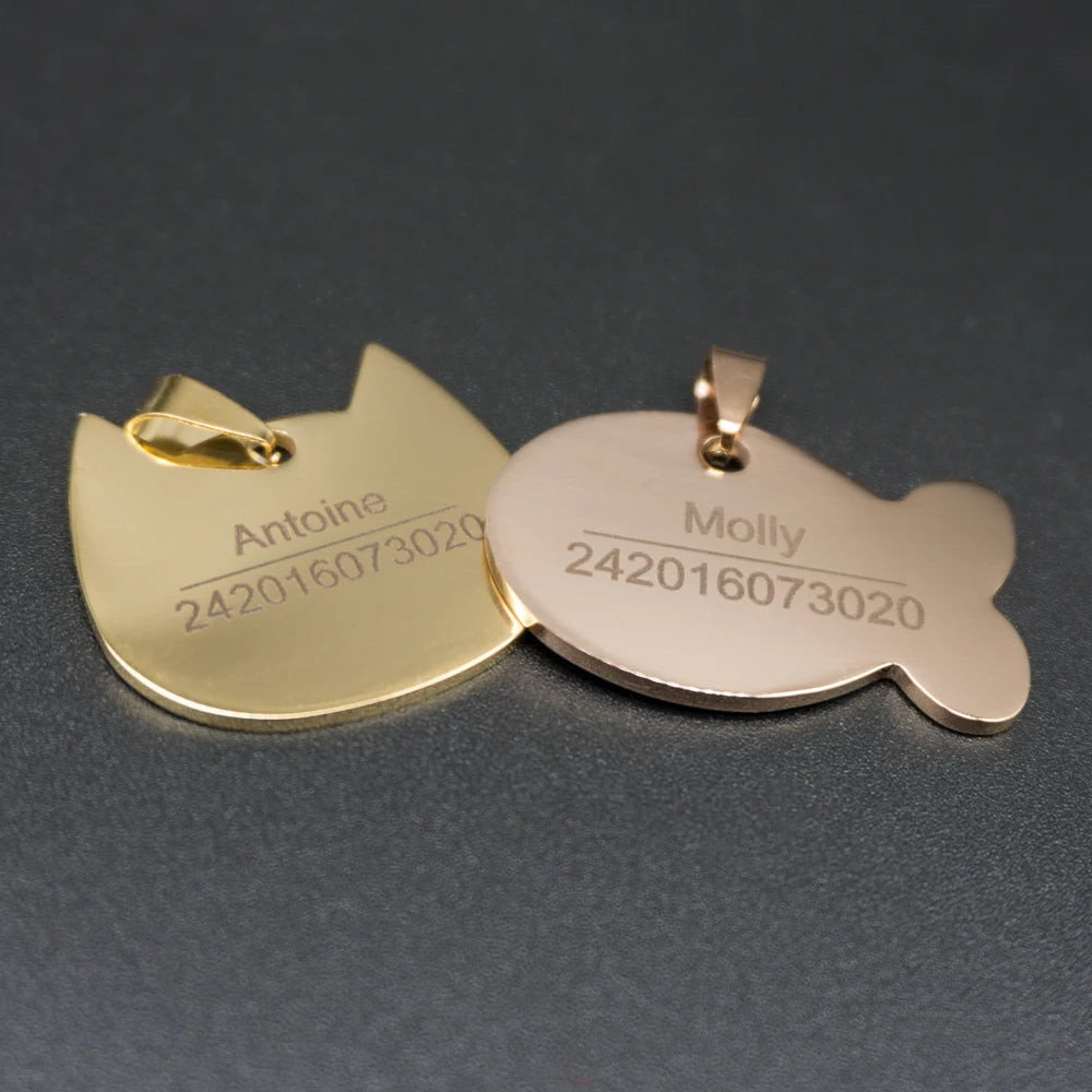 Médaille métallique personnalisée anti-perte