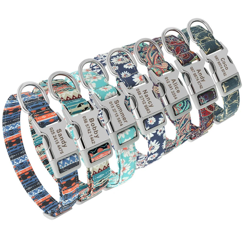 Collier d'identification personnalisé pour chien – gravure gratuite