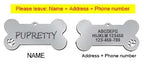 Médaille porte-clés personnalisée pour animal