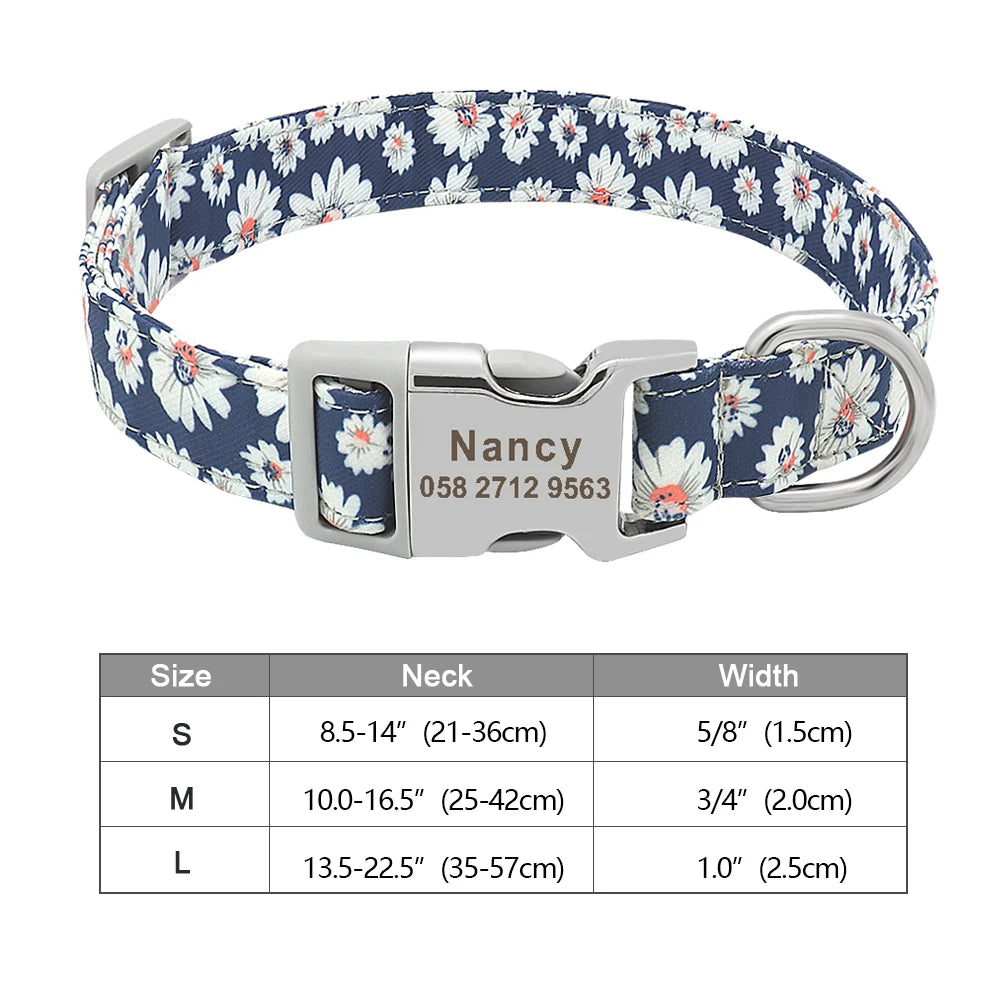 Collier d'identification personnalisé pour chien – gravure gratuite