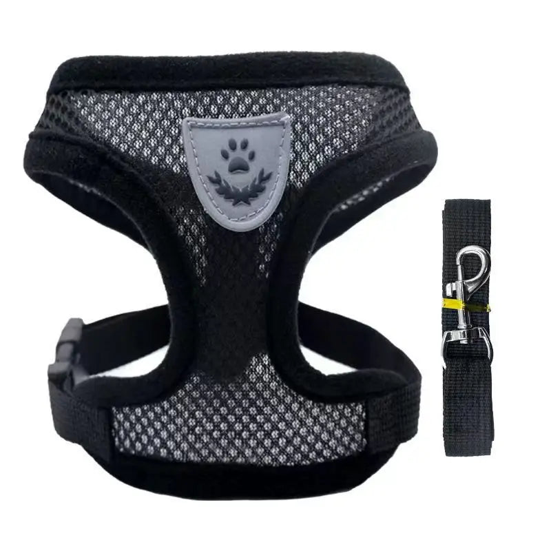 Harnais gilet respirant pour chat