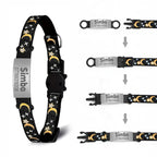 Collier lumineux personnalisé pour chat – plaque anti-fugue