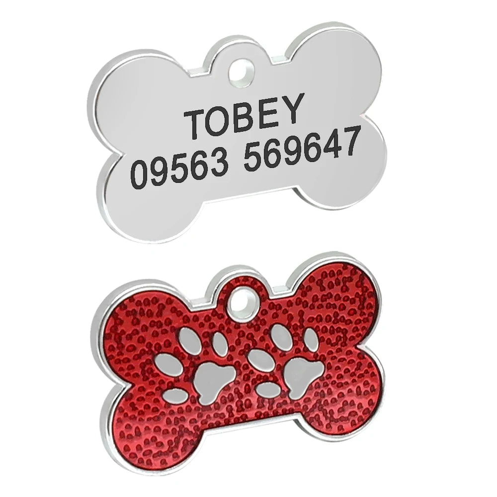Médaille strass personnalisée pour chien et chat