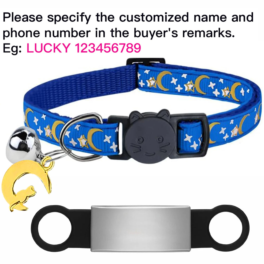 Collier lumineux personnalisé pour chat – plaque anti-fugue