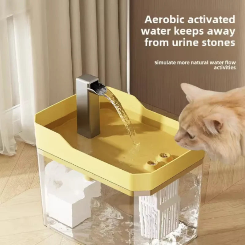 Fontaine à eau filtrante pour chat
