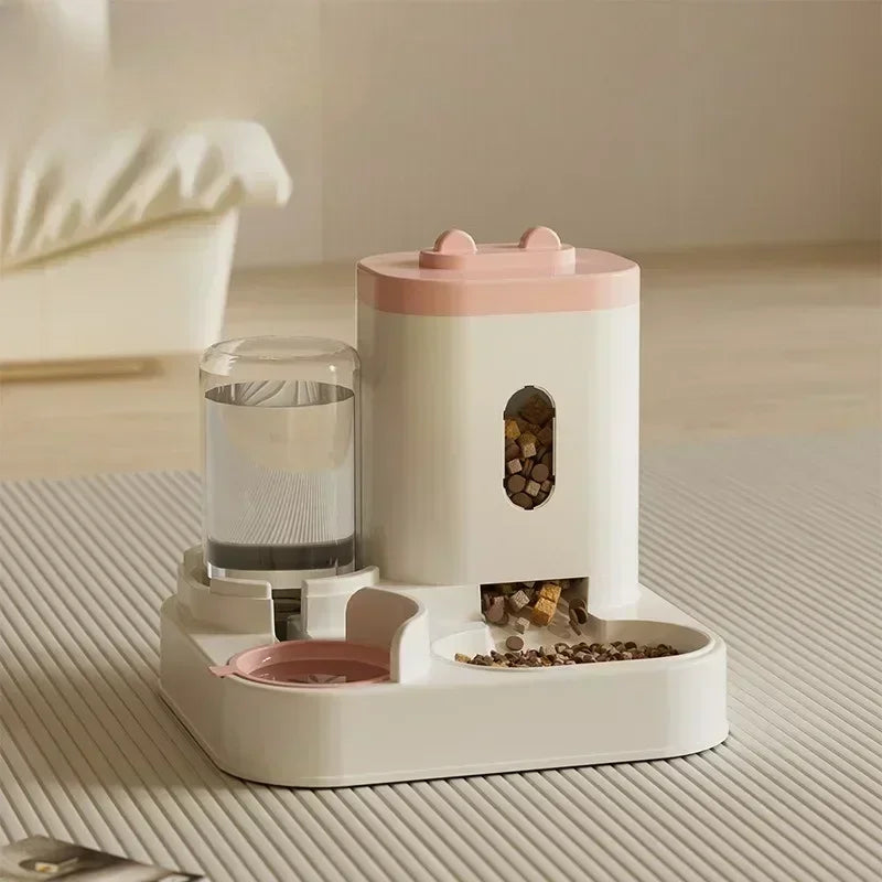 Gamelle automatique avec fontaine à eau intégrée