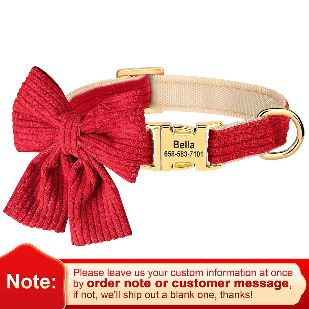 Collier avec nœud papillon, gravure gratuite