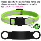 Collier réfléchissant personnalisé pour chat