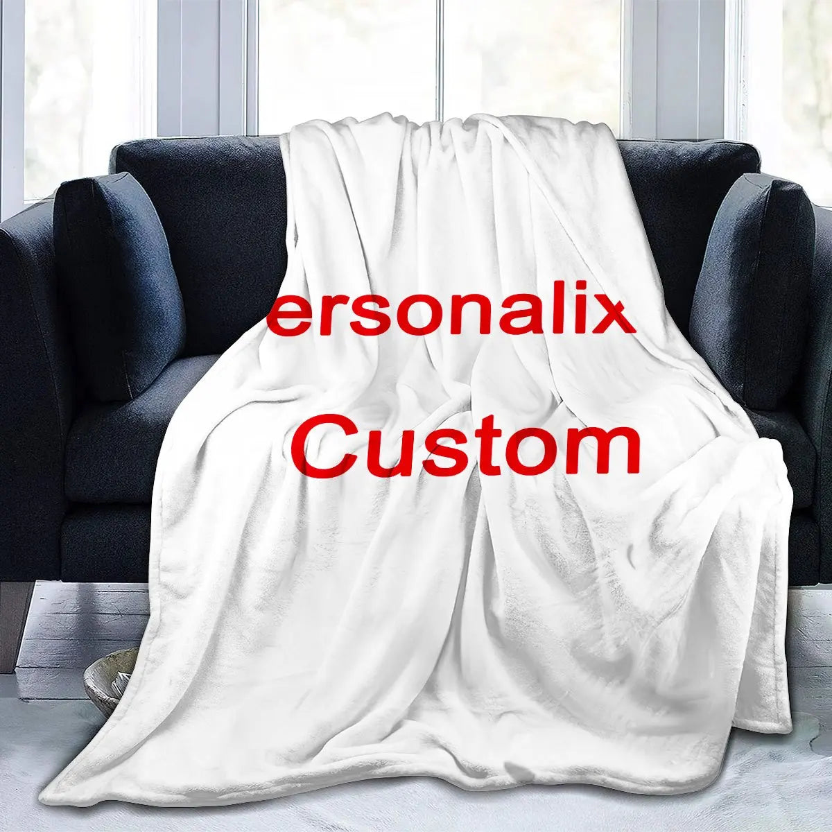 Plaid personnalisable avec photo