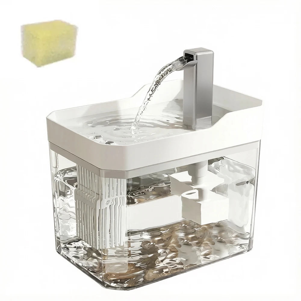 Fontaine à eau filtrante pour chat