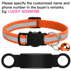 Collier réfléchissant personnalisé pour chat