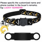 Collier lumineux personnalisé pour chat – plaque anti-fugue