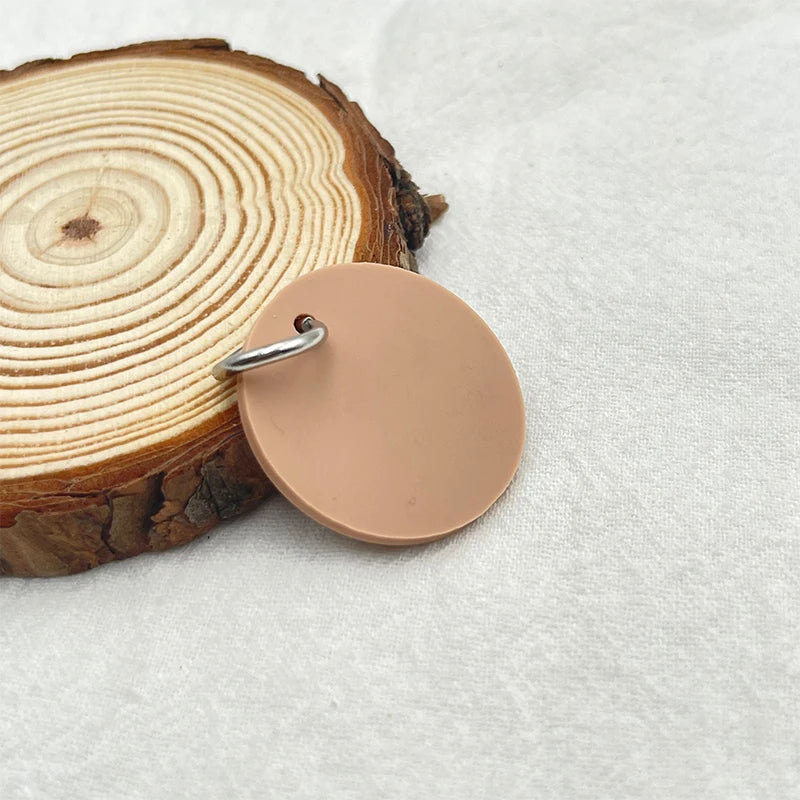 Médaille en silicone personnalisée anti-perte