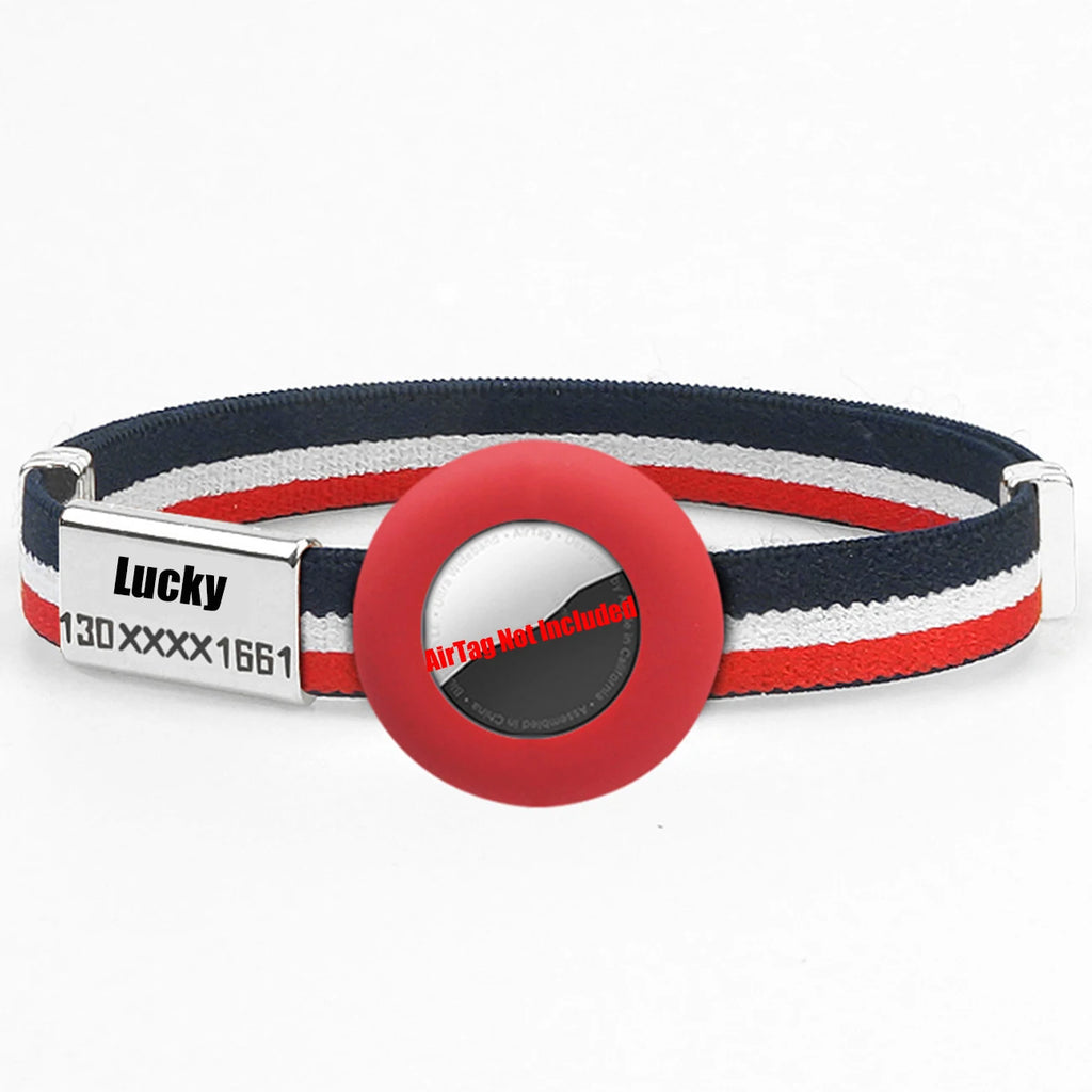 Collier personnalisé pour chat avec support AirTag