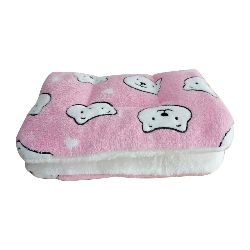 Coussin épais en flanelle pour chien