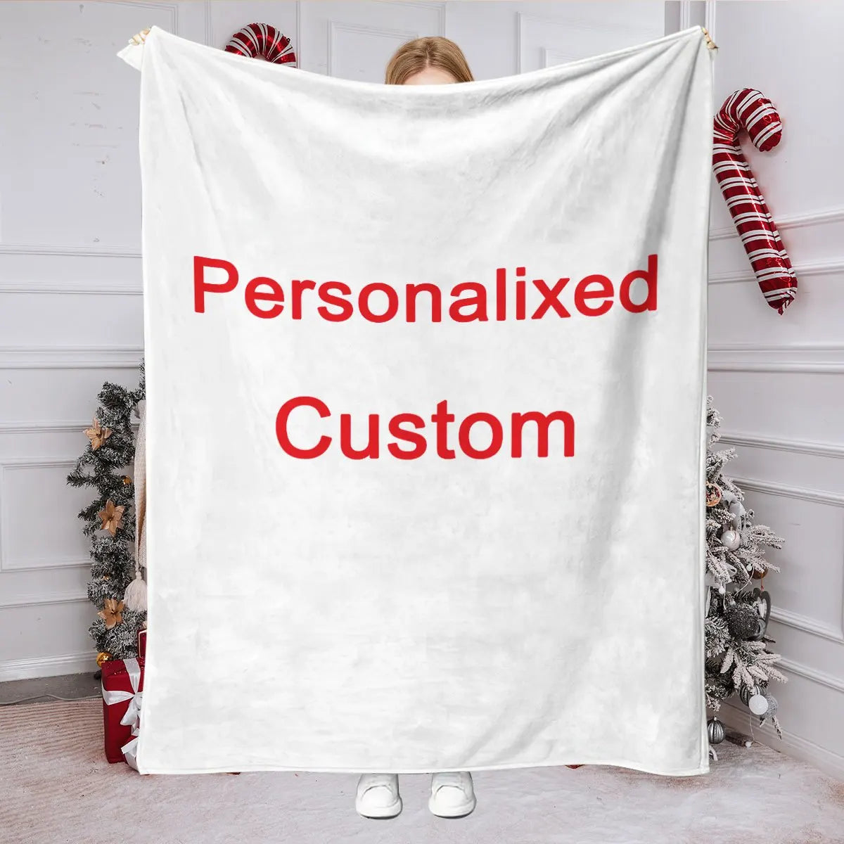 Plaid personnalisable avec photo