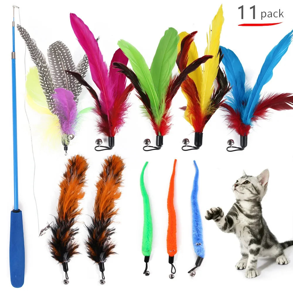 Jouets pour chat – balles, tunnel et souris