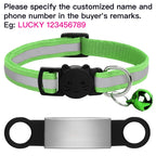 Collier réfléchissant personnalisé pour chat