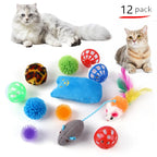 Jouets pour chat – balles, tunnel et souris