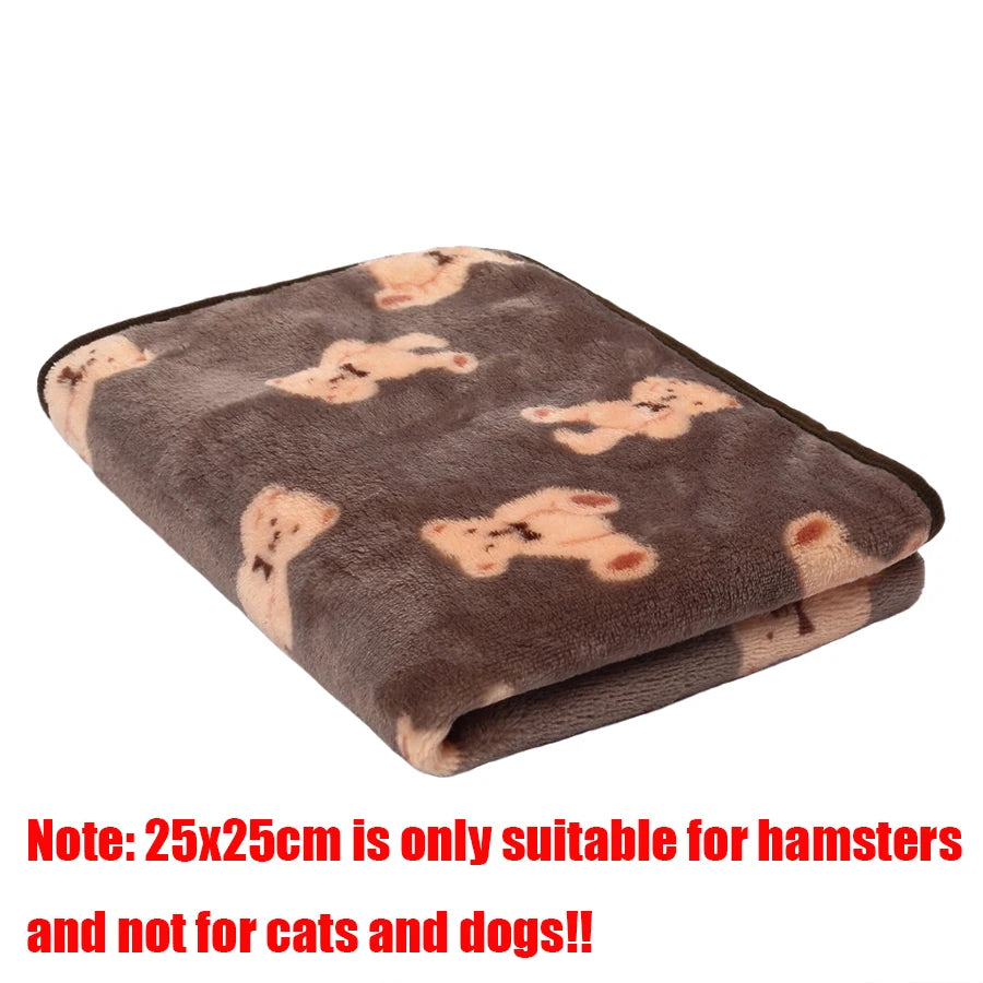 Plaid moelleux motif empreintes pour chien et chat