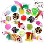 Jouets pour chat – balles, tunnel et souris