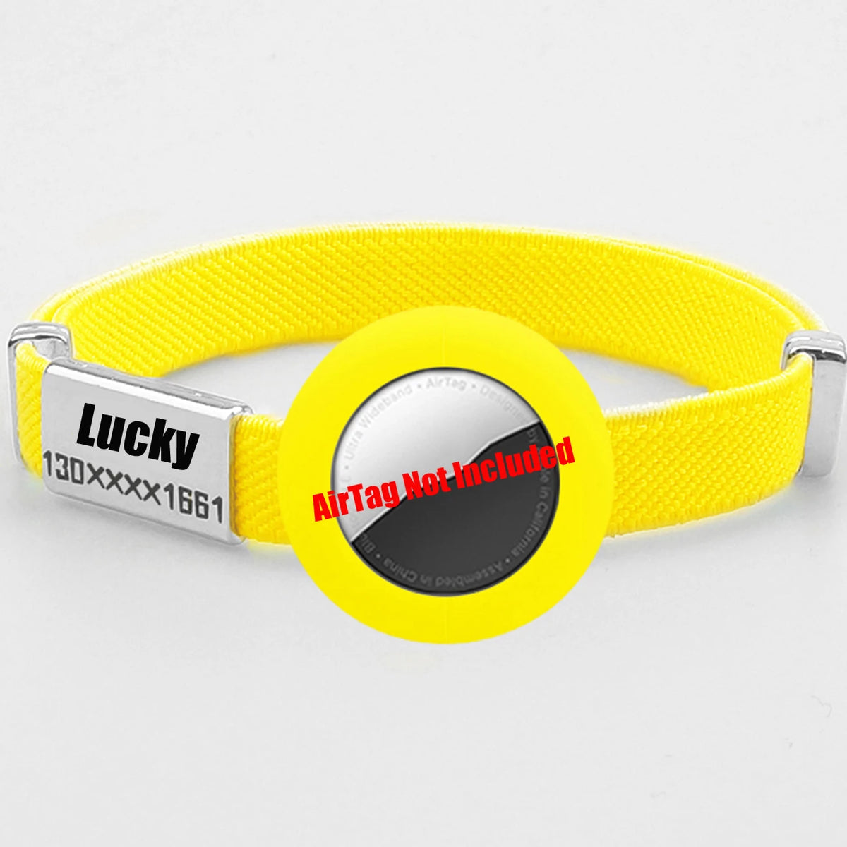Collier personnalisé pour chat avec support AirTag