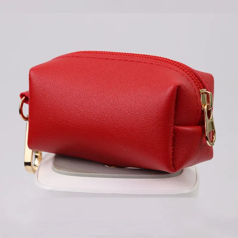 Distributeur de sacs à déjections en cuir PU