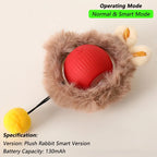 Balle interactive rechargeable pour chat