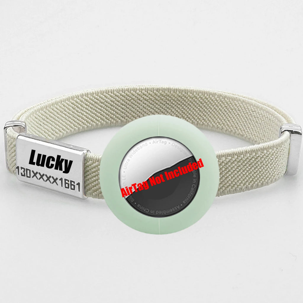 Collier personnalisé pour chat avec support AirTag
