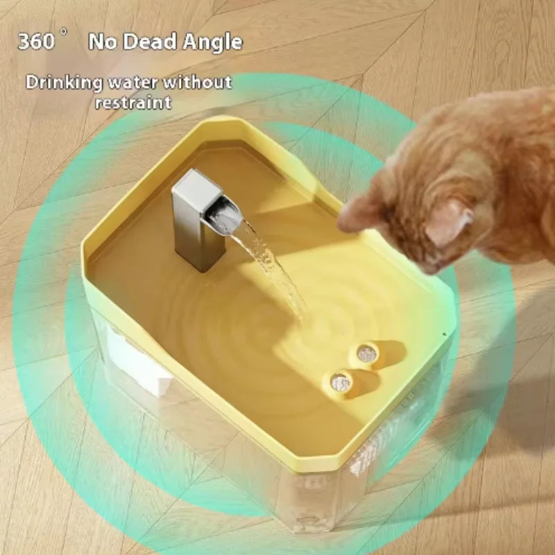 Fontaine à eau filtrante pour chat