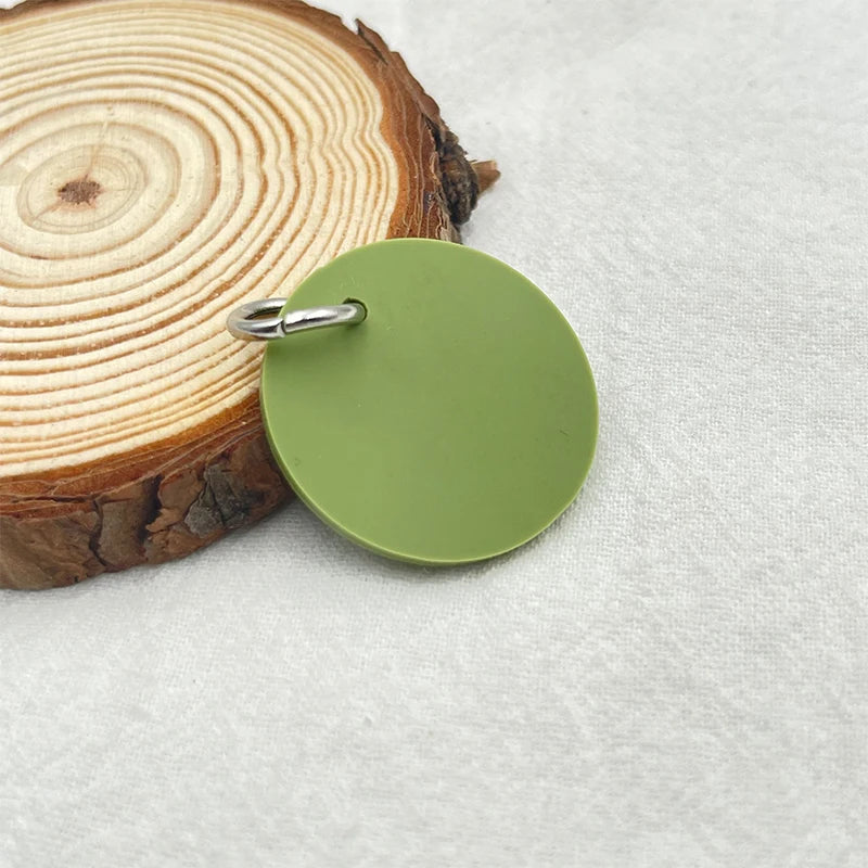Médaille en silicone personnalisée anti-perte