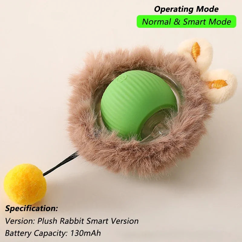 Balle interactive rechargeable pour chat