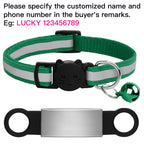 Collier réfléchissant personnalisé pour chat