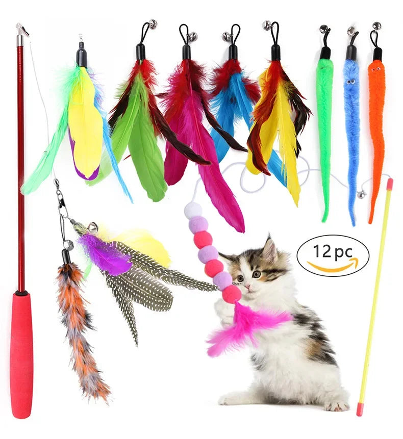 Jouets pour chat – balles, tunnel et souris