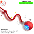 Balle interactive rechargeable pour chat