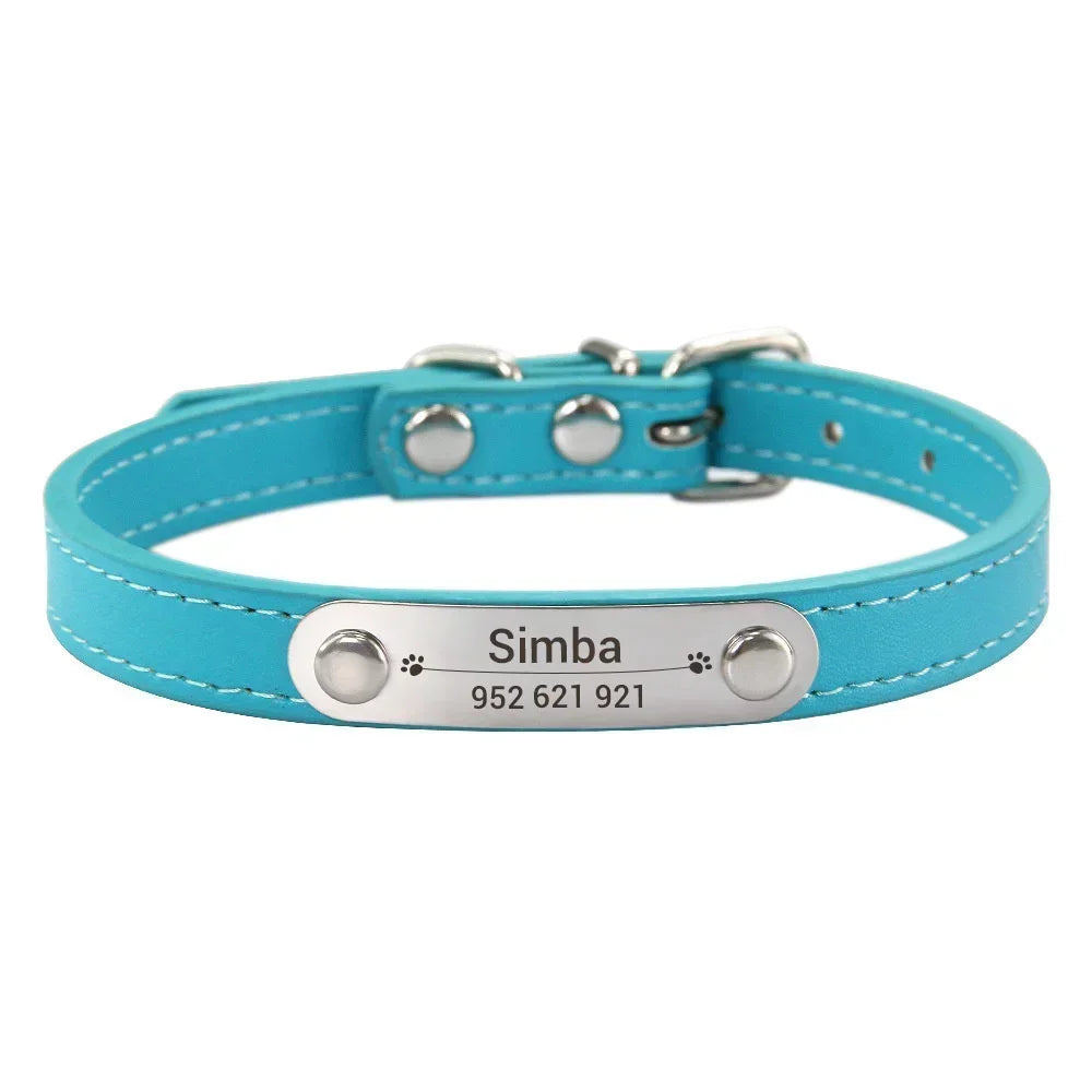 Collier personnalisé pour chien – prénom gravé anti-fugue