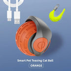 Balle interactive automatique pour chat – rechargeable USB
