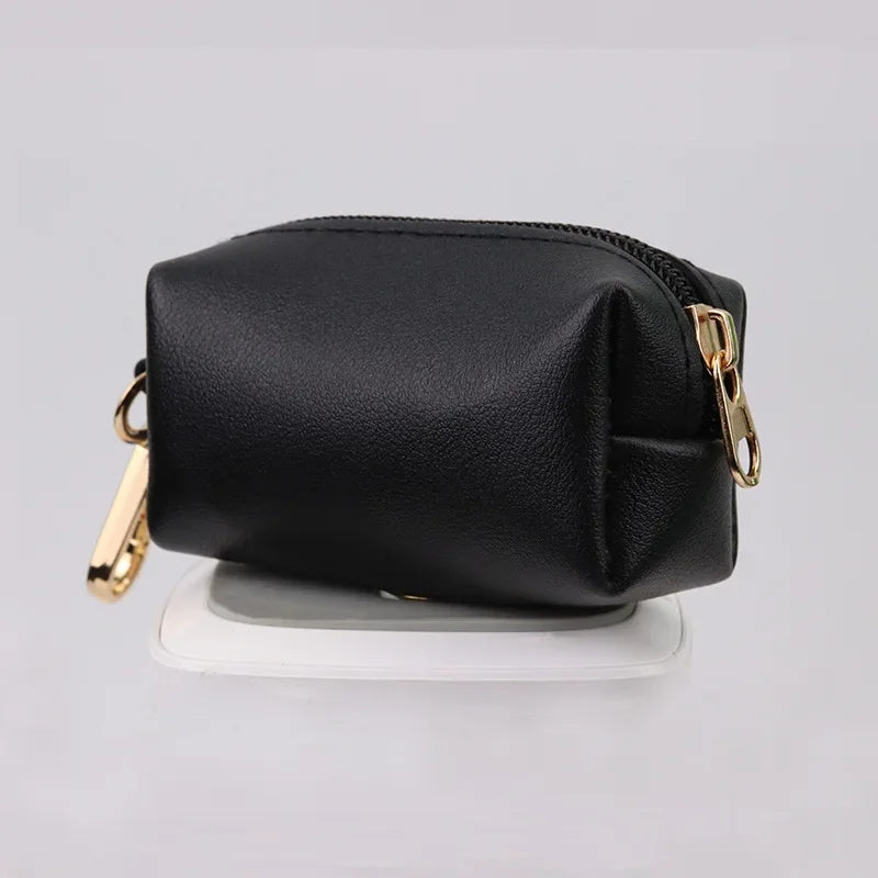 Distributeur de sacs à déjections en cuir PU