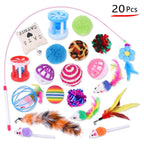 Jouets pour chat – balles, tunnel et souris