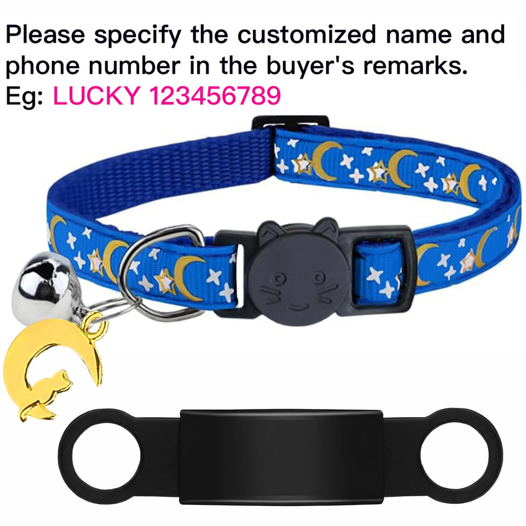 Collier lumineux personnalisé pour chat – plaque anti-fugue