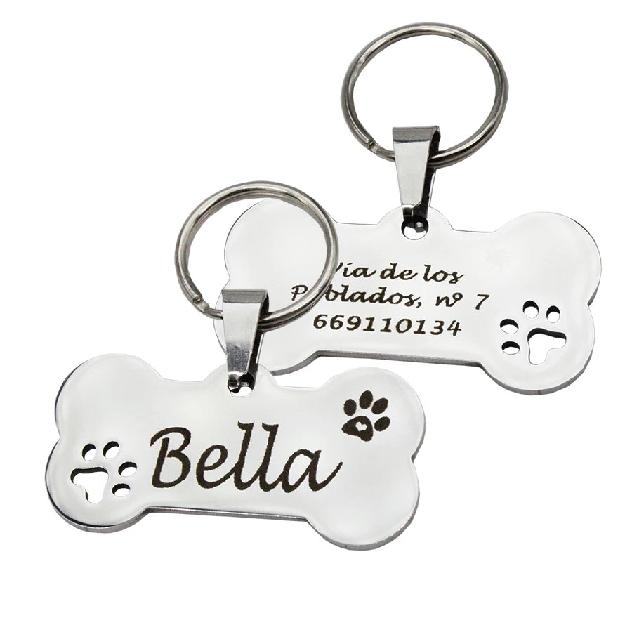 Médaille porte-clés personnalisée pour animal