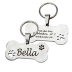 Médaille porte-clés personnalisée pour animal
